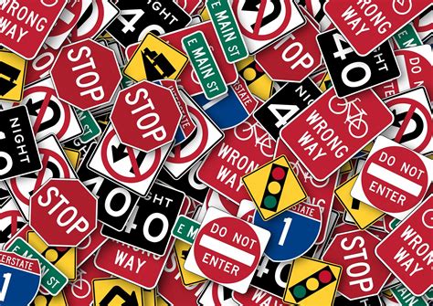 Traffic Sign Color Significance - Dornbos Sign & Safety Inc.