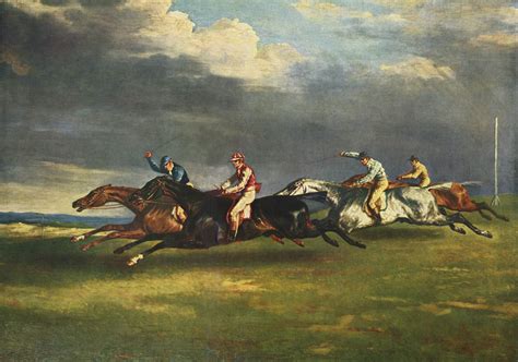 The Epsom Derby, 1821 - Theodore Gericault - WikiArt.org