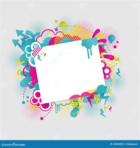 Bright vector collage stock vector. Illustration of combined - 32843820