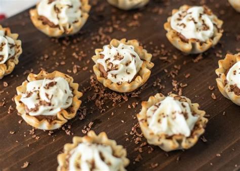 Chocolate Mousse Cream Cheese Phyllo Dessert Cups