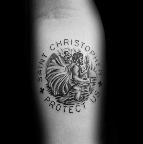 40 St Christopher Tattoo Designs For Men - Manly Ink Ideas