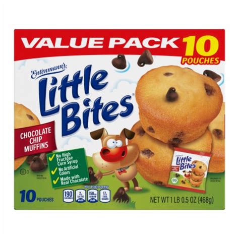 Entenmann's® Little Bites® Chocolate Chip Mini Muffins Value Pack, 10 ct / 1.65 oz - Pay Less ...