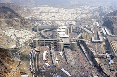 Sky view of Jamarat Bridge & Surrounding Area - Saudi Arabia Affairs