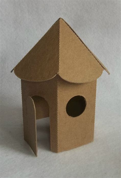 Cardboard Fairy House - DIY | Fairy house diy, Cardboard house, Fairy house