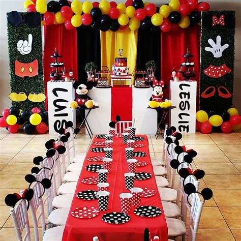 Ideas para decorar Fiesta Mickey y Minnie Mouse