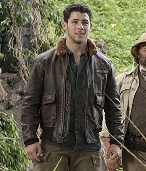 Nick Jonas Jumanji Welcome To The Jungle Jacket Nick Jonas, Dwayne ...