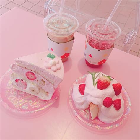 Pastel pinks - viaGlamour | Pink foods, Japanese candy, Cute desserts