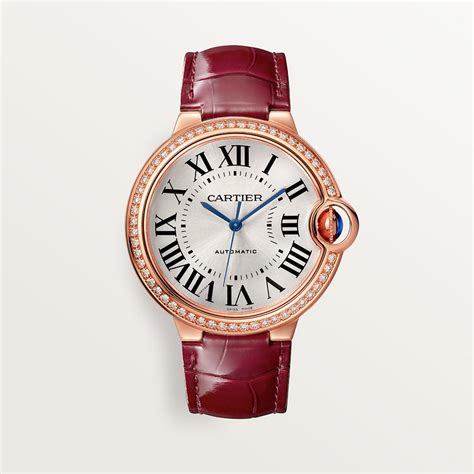 CRWJBB0034 - Ballon Bleu de Cartier watch - 36mm, automatic movement, rose gold, diamonds ...