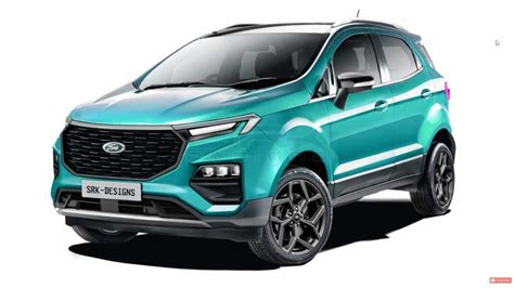 2022 Ford EcoSport New Gen Render In Multiple Colour Options