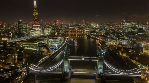 Night skyline of London - backiee