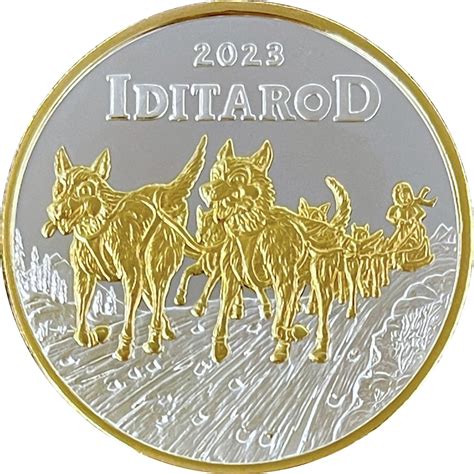 2023 Official Iditarod Medallion - Alaska Mint