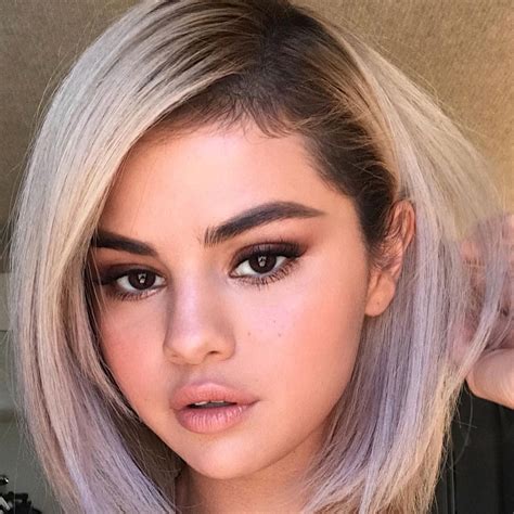 Selena Gomez Purple Hair | Uphairstyle