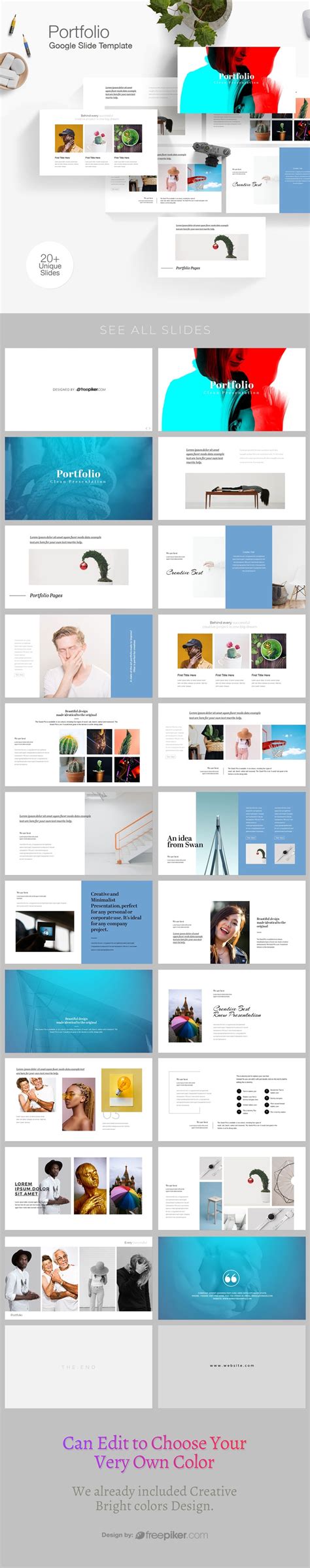 Portfolio Template Google Slides