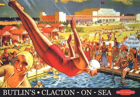 Vintage Poster Butlins, 250 Pieces, Victory Wooden Puzzles, LTD | Puzzle Warehouse