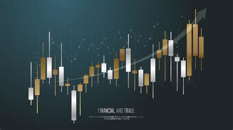 Trend line of Trading bar chart, a Stock market trend and forex trading ...