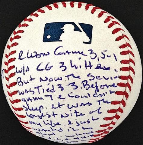 Steve Blass Signed OML "1971 World Series-Game 7 Winner" Story Ball ...