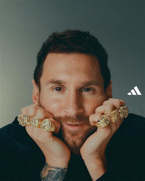 Ballon d'Or 2023: Lionel Messi is presented with eight gold rings to ...