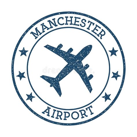 Manchester Airport logo. stock vector. Illustration of europe - 148042302