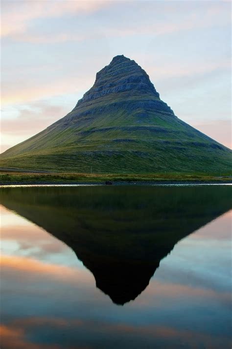 Wallpaper An extinct volcano sunset in Iceland 1920x1200 HD Picture, Image