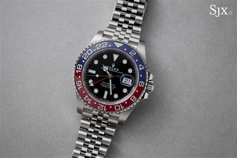 Up Close with the Rolex GMT-Master II “Pepsi” on Jubilee Bracelet | SJX Watches