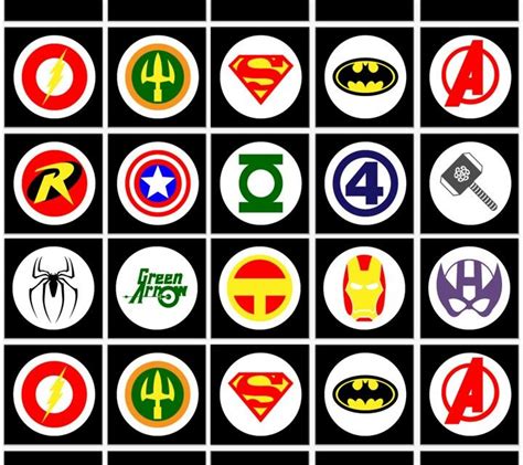 Superheroes marvel logos - Imagui