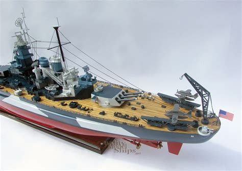 USS North Carolina (BB-55) Museum Ship Model Scale 1:220 - Models