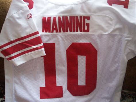 Eli Manning Superbowl Jersey