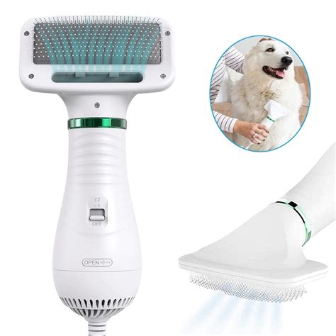 2 in 1 Portable Pet Hair Dryer & Grooming Comb Brush - Orbisify.com