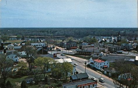 Looking East Towards Main Street Elmer, NJ Postcard