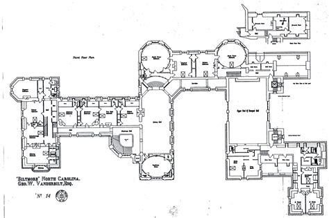 Biltmore House- 3rd floor- floorplan | Biltmore house, House floor plans, Biltmore estate