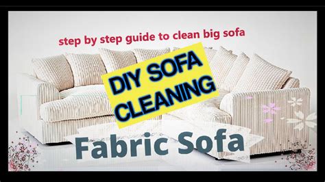 HOW TO WASH FABRIC SOFA/DIY SOFA CLEANING/STEP BY STEP GUIDE TO CLEAN ...