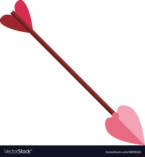 Cupid arrow symbol Royalty Free Vector Image - VectorStock