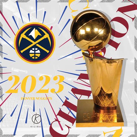 【NBA】 2023 Larry O'Brien NBA Championship Trophy Ring, Denver Nuggets