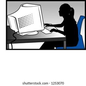 36,537 Woman computer silhouette Images, Stock Photos & Vectors | Shutterstock