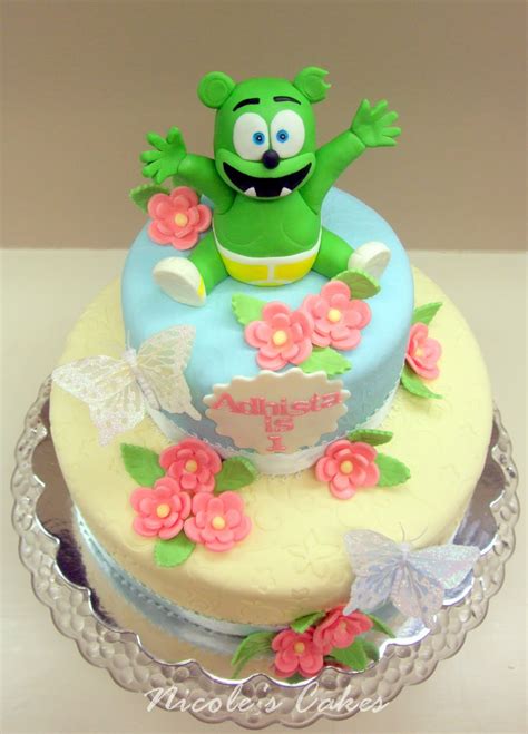 Confections, Cakes & Creations!: Gummy Bear 1st Birthday Cake