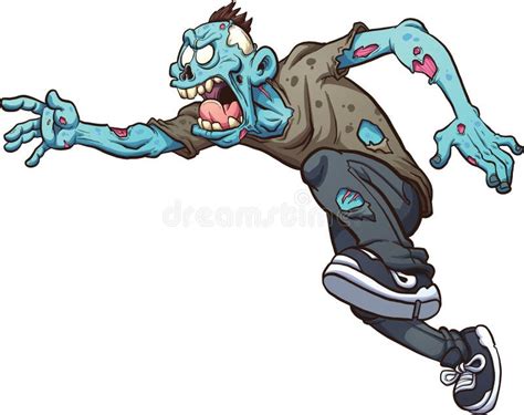 Running Zombie Stock Vector - Image: 69378609