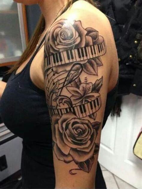 Pin on Ink obsession | Music tattoo designs, Music tattoo sleeves, Music notes tattoo