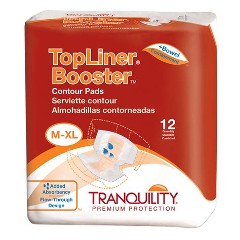 Tranquility TopLiner Booster Contour Pads - Tranquility Products