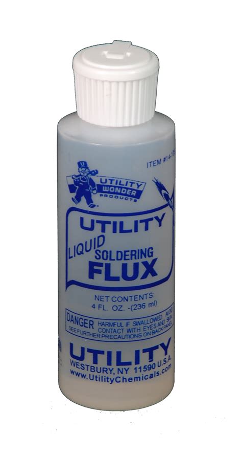 UTILITY LIQUID SOLDERING FLUX - Solder Fluxes & Solder - Plumbing