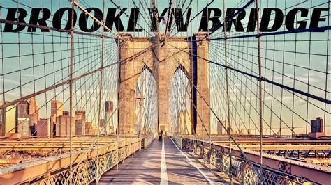 Brooklyn Bridge Walking Tour | 2023 | New York City - YouTube