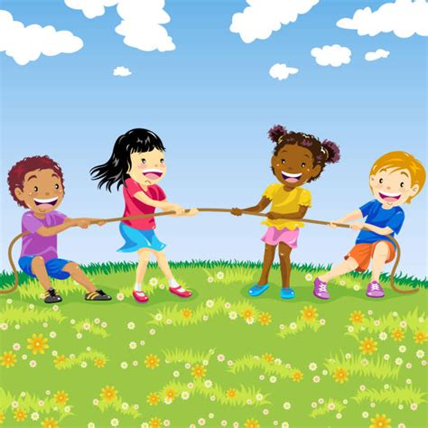 Tug Of War Kids Illustrations, Royalty-Free Vector Graphics & Clip Art - iStock