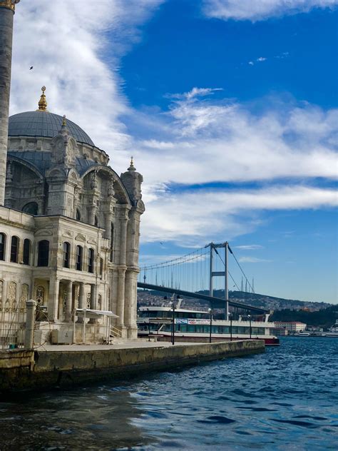 Ortakoy Mosque -Istanbul Tower Bridge, Mosque, Istanbul, Turkey ...