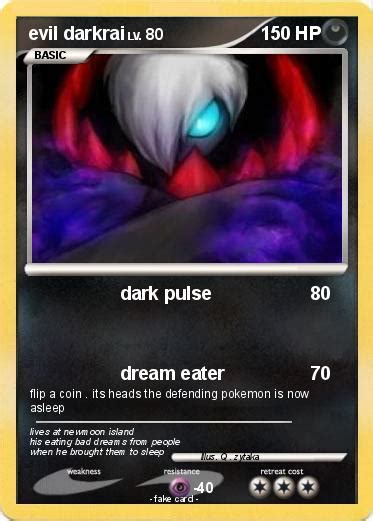 Pokémon evil darkrai 2 2 - dark pulse - My Pokemon Card