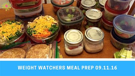 Weight Watchers Meal Prep | 09.11.16 - YouTube