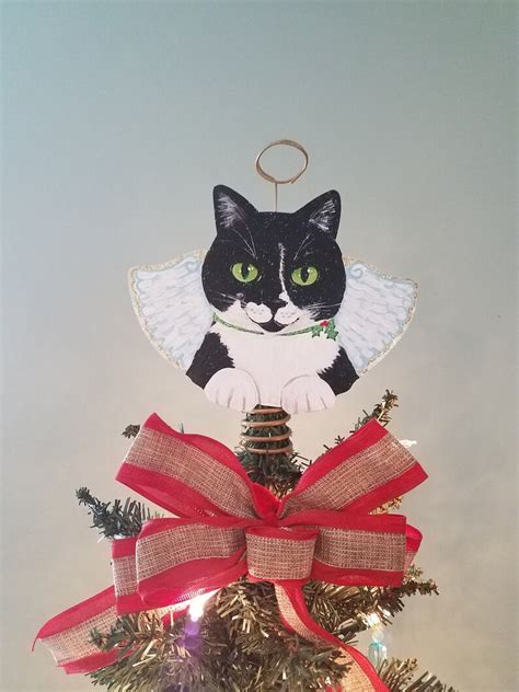 Custom Cat Christmas Tree Topper Cat Tree Topper | Etsy