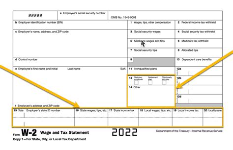 W2 Form 2022 Printable