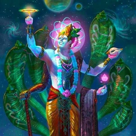 Lord Vishnu the preserver #painting #art #paintingwarindia#artist #paintings #artwork # ...