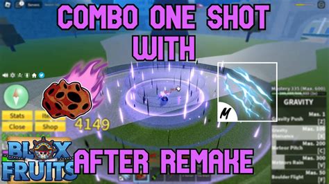 Combo One Shot With Gravity And Electric Claws | Blox Fruits - YouTube