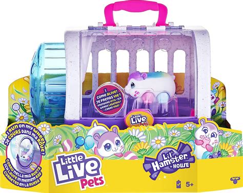 Little Live Pets Lil' Hamster S1 Hamster & House Playset – POPMELLO, Multicolore (26371 ...