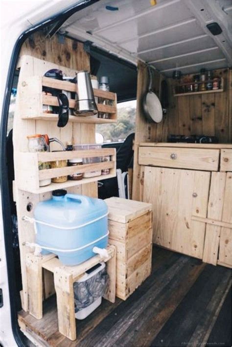 DIY Camper From Rusty Van To Cosy Home 12 | Camper van kitchen, Van interior, Camper van